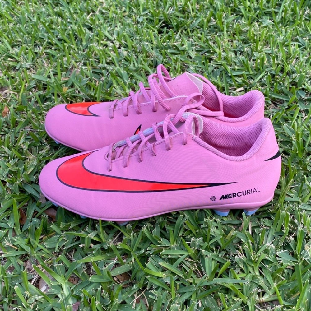 Nike Mercurial Vapor 15 Club MG Soccer Cleats Pink Blast Crimson FQ8441-600